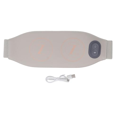 Almohadilla Calefactora para los Calambres Menstruales, Cinturón Calefactor Ajustable con Masaje por Vibración para el Alivio del Dolor Menstrual