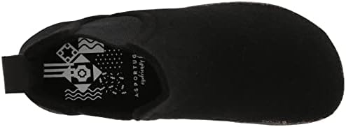 ASPORTUGUESAS Women's Chelsea Boots, Black Tweed/Felt, 9-9.5 | Image 4