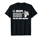 Funny Information Technology Support Computer Tech IT Wizard T-Shirt