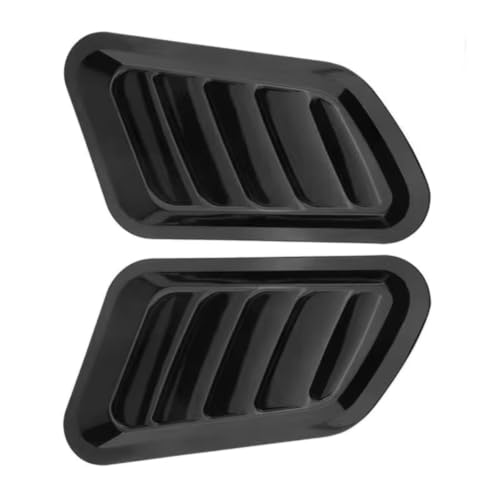 Aérateur de capot de voiture universel avec grille d'aération déco black 1 x2