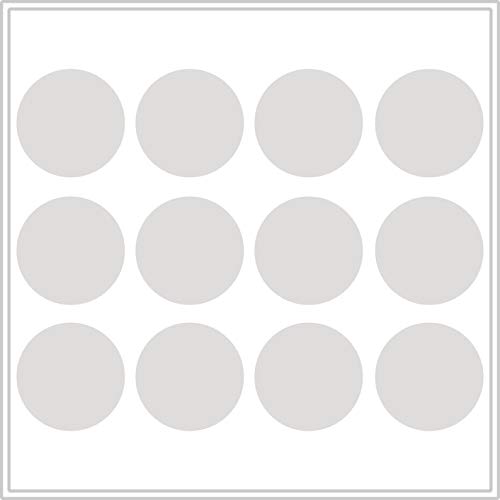 NFC Card NTAG215 NFC Tags Round 30mm(1.18 inch) Blank PVC NFC Coin Cards,504 Bytes Memory,100% Compatible with TagMo Amiibo and All NFC Enabled Mobile Phones & Devices-12 Pieces