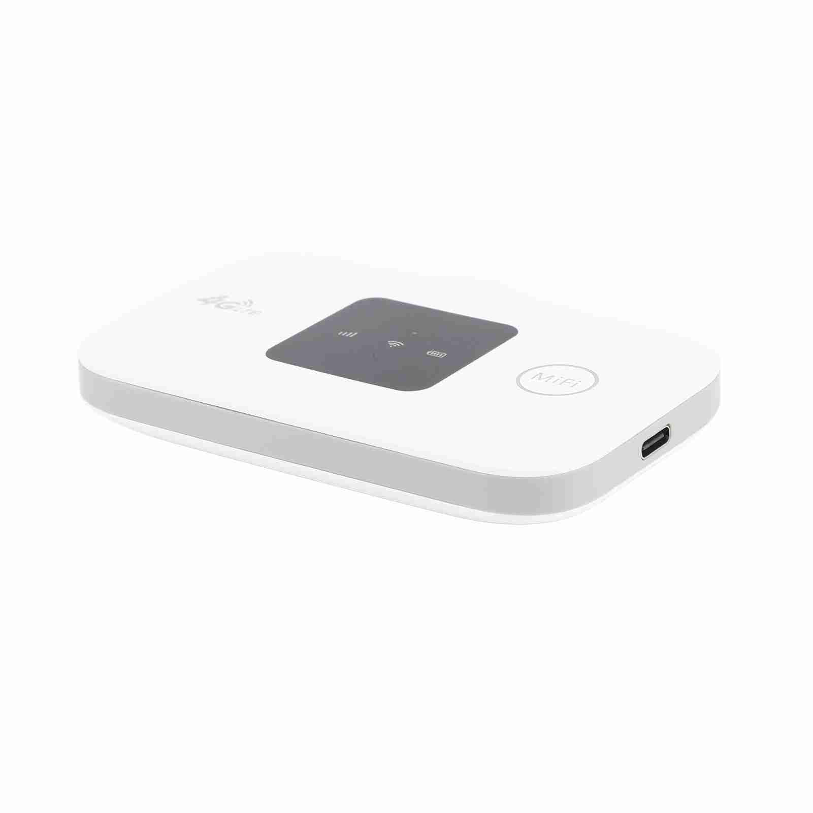Cuifati Routeur WiFi 4G avec Vitesse de 150 Mbps, Emplacement pour Carte SIM, Prise en Charge de 10 Appareils, Batterie 2100 MAh pour Le Bureau, Les Voyages et la Maison