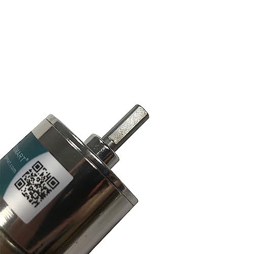 Bringsmart Micro Geared Motor DC 12V 200rpmWith Bracket Centric Ouput Shaft Gear Motor 37mm Diameter Gearbox Large Torque Reduction Motor