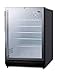 Summit Appliance SCR600BGLMBL Commercial 5.5 Cu.Ft. Glass Door 24