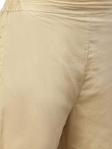 Image of Ada Hand Embroidered Lucknowi Chikankari Cotton Kurta Set for Women A100320