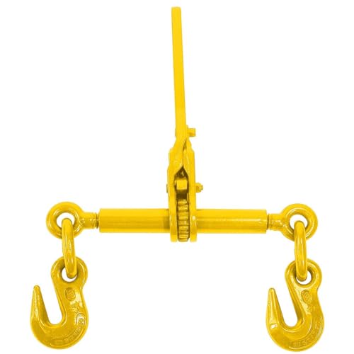 Image of Stark USA 5400 LBS Working Load Limit Ratchet Load Binder for 5 /16 inch x 3 /8 inch Chain Tie Down Hauling Truck Loads Towing Applications Cargo Flatbed Trailers