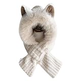 Funcionalidad 2-en-1: combinando un sombrero y una bufanda, esta conveniencia y versatilidad de los sombreros de invierno lindos multifuncionales, proporcionando calidez tanto para la cabeza como para el cuello sin la molestia de piezas separadas.