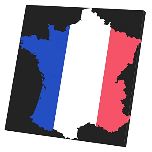 Drapeau France football toile pour relooker un mur de chambre