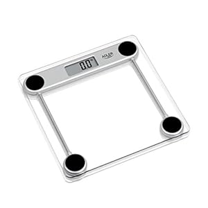 Adler AD 8121 – Bilancia da bagno, trasparente