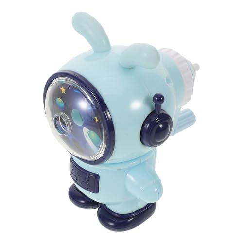 Alipis Handspitzer Hase Anspitzer für Schule und manueller kompakter Buntstift und Augenbrauenstift Anspitzer aus Kunststoff verstellbar blau