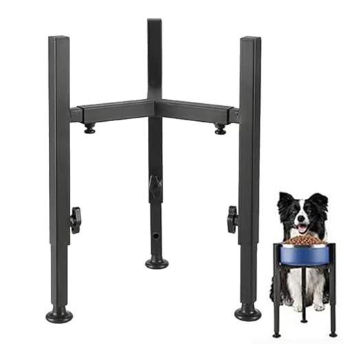 Comedero para perros | Soporte de alimentación ajustable para mascotas | Soporte elevado para una mejor postura de alimentación, soporte ajustable para comida y agua para perros, gatos, mascotas