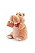 Trudi 29839-Marioneta Hipopótamo, Multicolor (1)