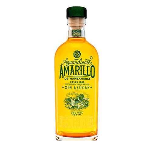Aguardiente Amarillo de Manzanares, Licor Anisado, 750 ml, 24% Vol.