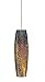 Besa Lighting 1XC-4121CE-SN 1X50W Gy6.35 Tu Tu Pendant with Ceylon Glass, Satin Nickel Finish