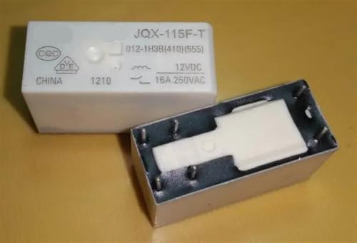 Relé JQX-115F-T de 12V 24V 48V y 16A para placas electrónicas