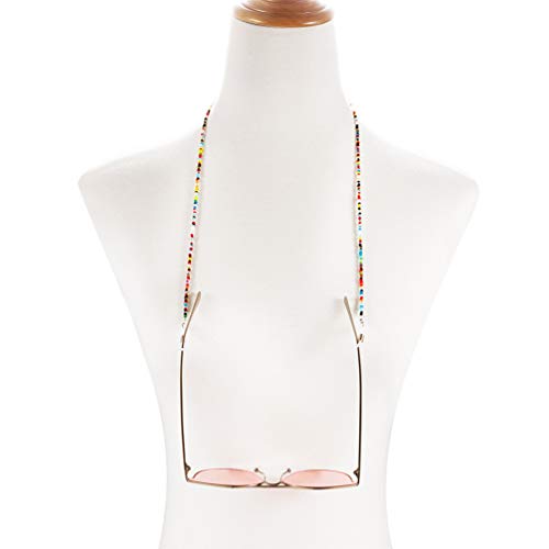 Exceart 2 stuks brillenhouders riemen brillenketting halsketting leesbril ketting kleurrijke parels anti-slip voor brillenaccessoires - Image 5