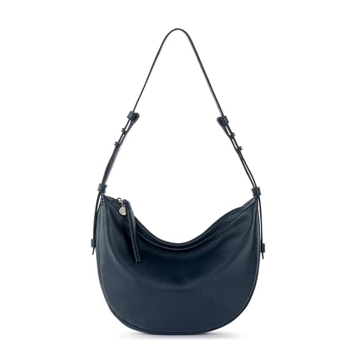 Image of The Sak Tess Crescent Shoulder Bag - Premium Women's Handbag for Everyday & Travel - Adjustable Strap with Zipper Closure