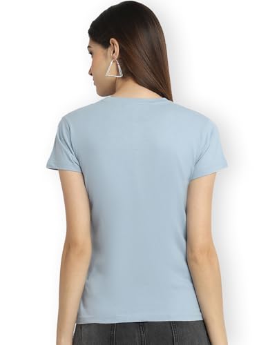 Image of Style Go Women's /Girls Cotton Regular Fit Graphic Stylish Printed Short Sleeves Casual T-Shirt || Trends & Stylish (Pack 2)
