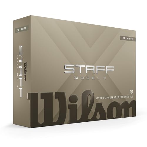 Wilson 2026 Staff Model X Golf Balls- 12 Balls, White
