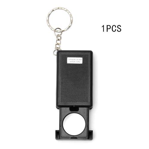 Image of Othmro 1Pcs 45X Magnifying Glass with Light, Diameter 0.83inch Pull Type Eye Magnifier Loupe with LED Illuminated Light, Small Round Handheld Magnifier for Elderly People Students Learning Reading