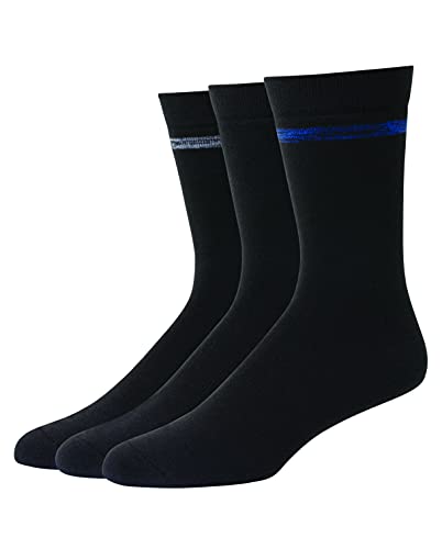 Hanes Men Warmer Outdoor X-Temp Moisture Wicking Crew Socks, 3-Pair Pack