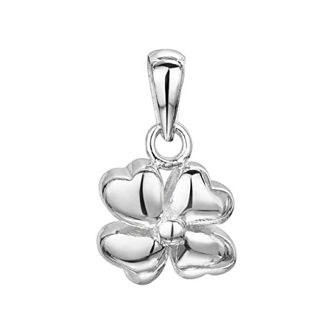 Amberta Women's Sterling Silver Leaf Pendant Cover