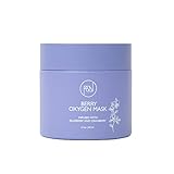 Flora & Noor Berry Oxygen Mask with Glycolic Acid Infused with Blueberry and Cranberry for Exfoliati