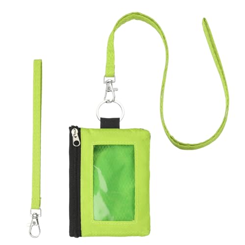 PATIKIL Carteiras minimalistas com bloqueio RFID, amarelo-verde/verde-oliva (2 cordões)