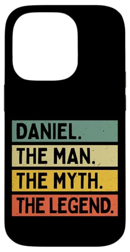 Daniel The Man The Myth The Legend �ʔ������� �J�X�^�}�C�Y�� �X�}�z�P�[�X iPhone 14 Pro �p