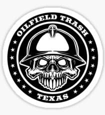 3 pieces Oilfield Hard Hat Sticker, Oilfield Trash Texas, Hardhat Sticker Decal Helmet Label Funny