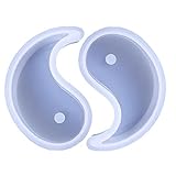 El molde de la vela Tai Chi está hecho de silicona de alta calidad, suave, no pegajosa, reutilizable. Es innovador, exquisito y hermoso, libre y flexible, y puede mostrar su gusto único.