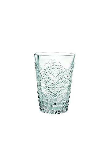 Set de 6 vasos Casa Alegre Tree, vidrio transparente