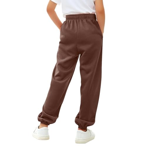 Girls Oversized Sweatpants Fall Fashion Back to School Clothes Youth Cute Preppy Baggy High Waisted Cinch Bottom Jogger Pants2