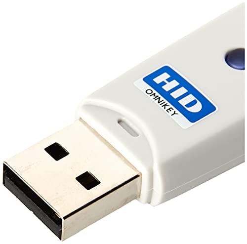 Ominikey 6121 - Lettore USB per smart card dual interface, collegato al PC