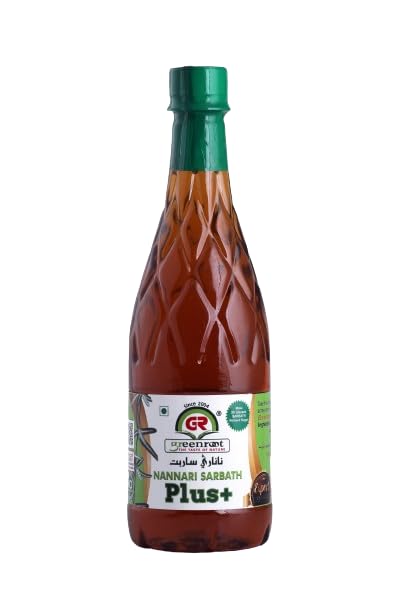 Green Root Drinks Nannari Syurp/Nannari Sarbath | Naruneendi Sharbat | Sarasaparilla Syrup | Export Quality | Natural (600 ML) (B0CYCGQRM2) Amazon Price History, Amazon Price Tracker