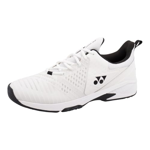 YONEX Men Pc Sonicage 3 Plus AC Tennis Shoes All Surface Shoe White –