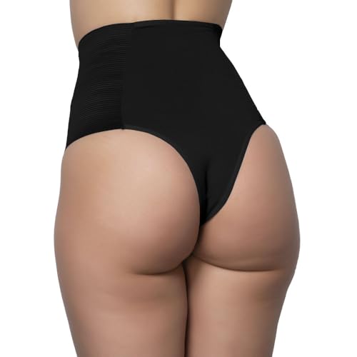 Calcinha Suplex Alta Compressão Cinta Modeladora Cintura Cor:Bege;Tamanho:GG
