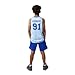 Bioworld Sonic The Hedgehog #91 Youth Boy Basketball Jersey and Lounge Shorts Set 6/7 (S)