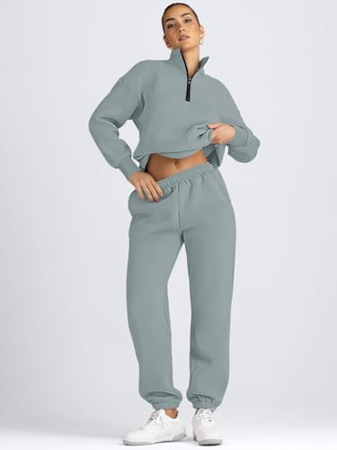 Image of AUTOMET Women's Sweatsuits 2 Piece Outfits Lounge Sets