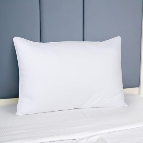 Almohada Fibra Poliéster 73.7x48.3x18 cm Blanco