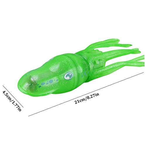 Jouet de bain calmar poulpe électrique vert pour piscine