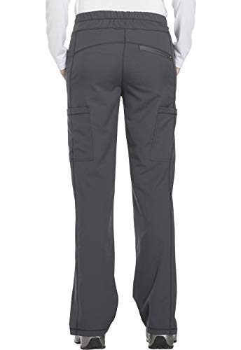 Dynamix Scrubs for Women, Drawstring Cargo Pants for Women DK130, M, Pewter - image 2