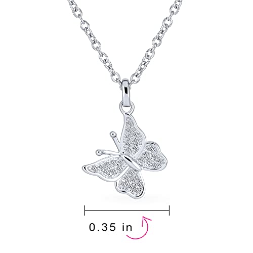 Pendentif papillon miniature en argent .925, le cadeau idéal pour femme et ado