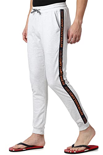 Image of Peter England Men's Mid Rise Regular Fit Track Pants
