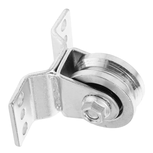 SOLUSTRE Ceiling Mount Fixed Pulley Metal Rope Lifting Pulley Wheel Silent Design Heavy Duty