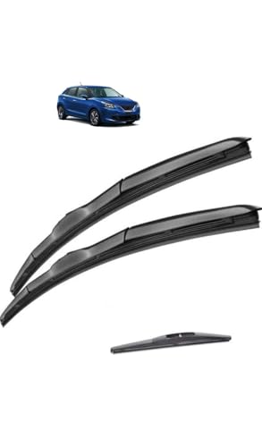 RYU7-Hybrid-Wiper-Blades-Front-With-Rear-Wiper-Blade-Set-Compatible-with-Maruti-Baleno-211912-Set-of-3 RYU7® Hybrid Wiper Blades Front With Rear Wiper Blade Set Compatible with Maruti Baleno 21"+19"+12" (Set of 3)