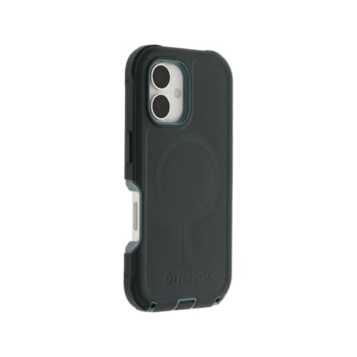 Image of OtterBox iPhone 16 Defender Series Case - Sagebrush (Green) | Tough, Rugged & Durable iPhone Case, Snaps on MagSafe, Multi-Layer, Impact Absorbing iPhone Case