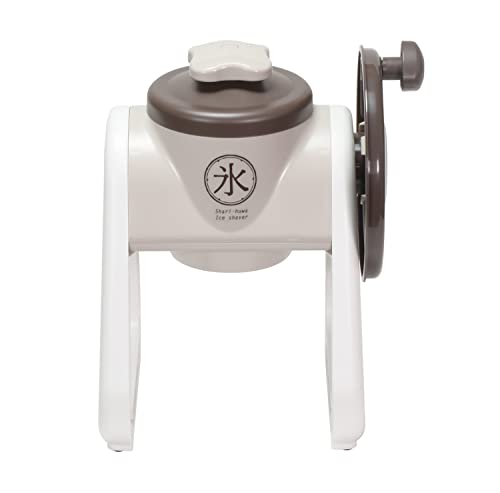 リバティーコーポレーション かき氷 かき氷機 かき氷器 手動式 シャリッとふわっとタイプ ワームグレー LD-311 我が家のかき氷