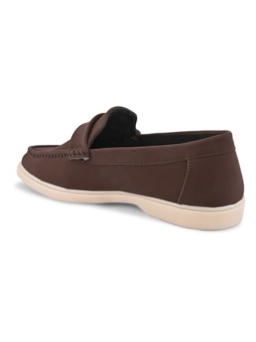 Image of Prolific Men's Slip-On Super Cushioned Loafer Shoes|Stylish & Comfortable with Soft Cushioned Insole