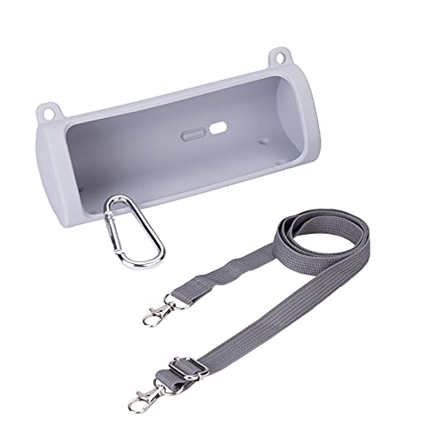 Khanka Siliconen hoesje voor Sonos Roam/Roam SL draagbare draadloze luidspreker, met schouderriem en karabijnhaak… - Image 3